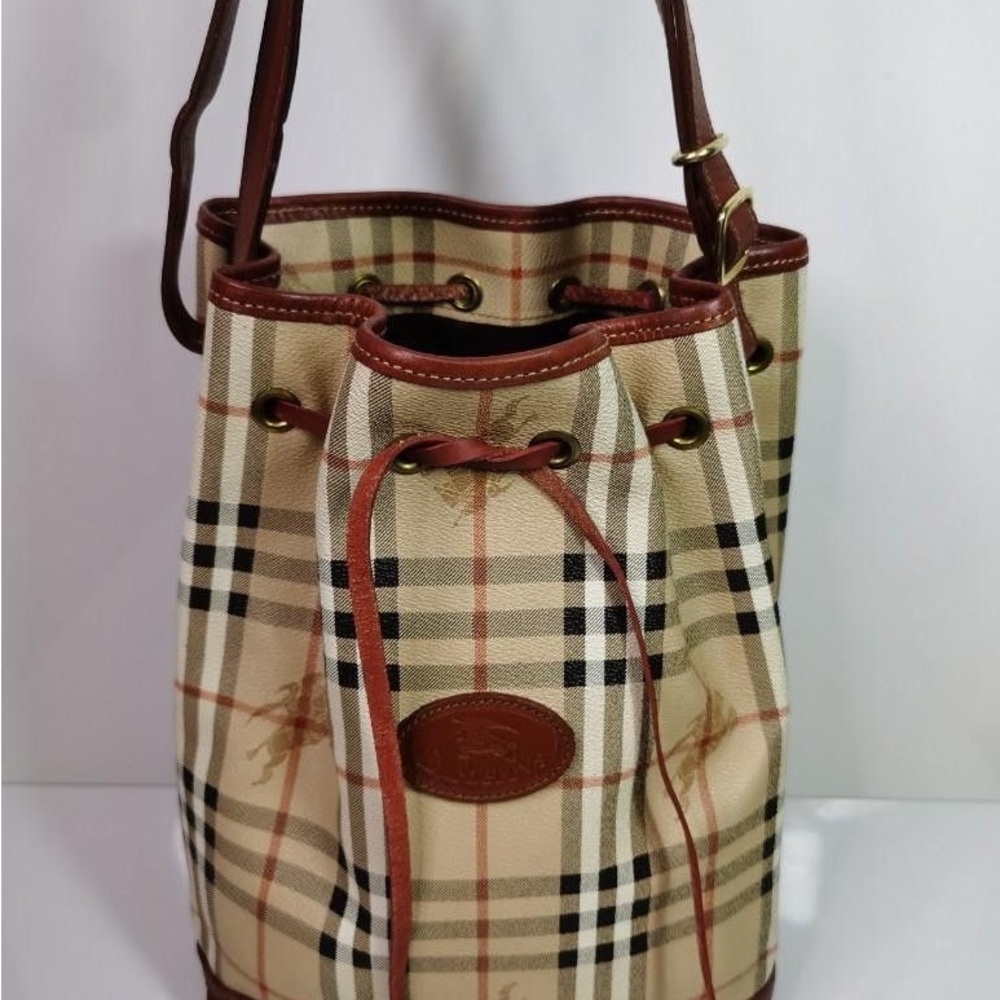VINTAGE Burberry Lola Bucket Bag